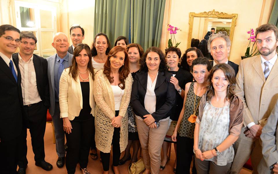 Cristina con la Red de Científicos Argentinos en Italia. | Cristina ...